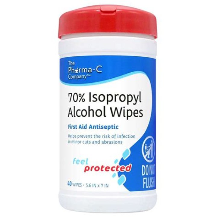 Are alcohol wipes safe for food surfaces?