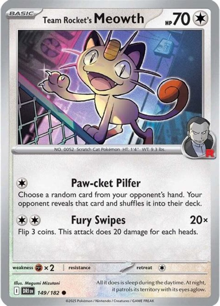 Can Team Rocket's Meowth use payday?