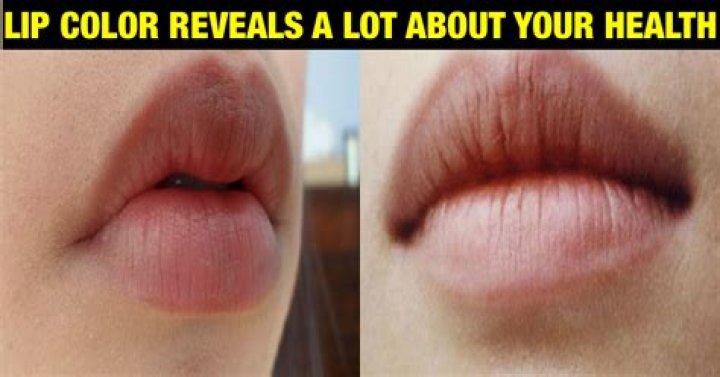 Do lips change color?