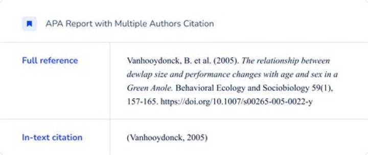 Do you list all authors in APA in text citation?