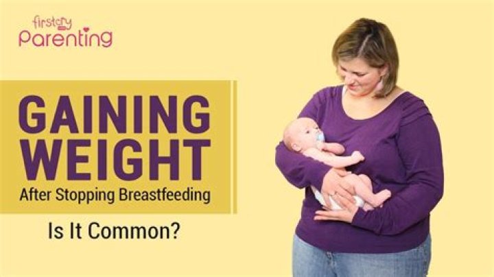 Do you lose weight after stopping breastfeeding?