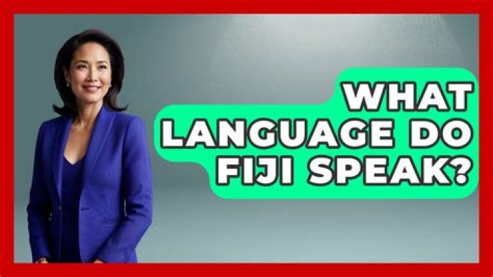Does Fiji speak English?