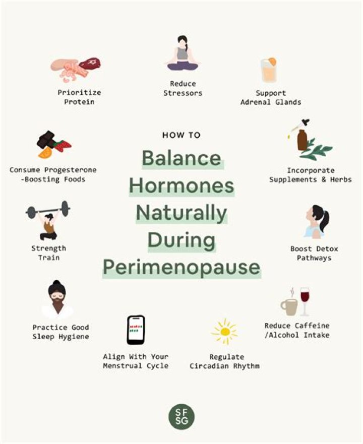 How can I balance my hormones during perimenopause?