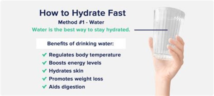 How can I hydrate myself quickly?