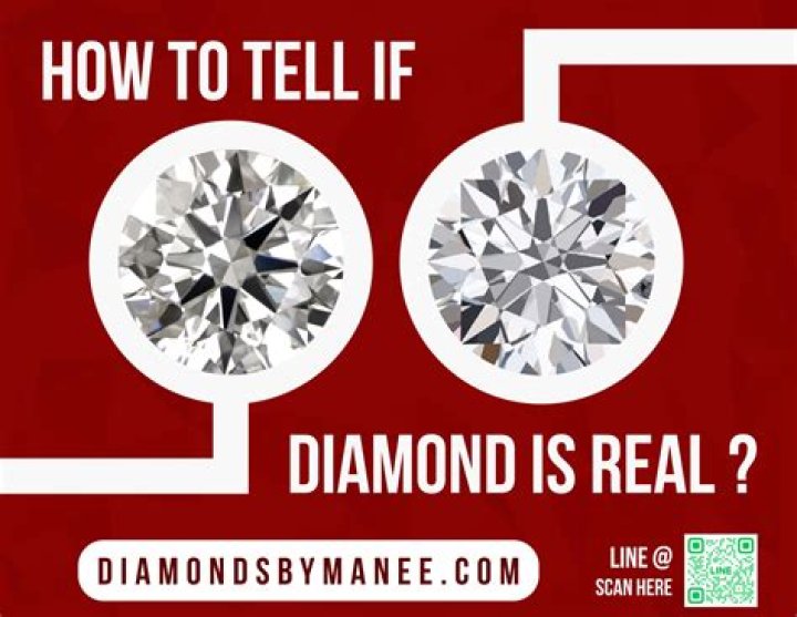 How can I tell if my diamond is real?