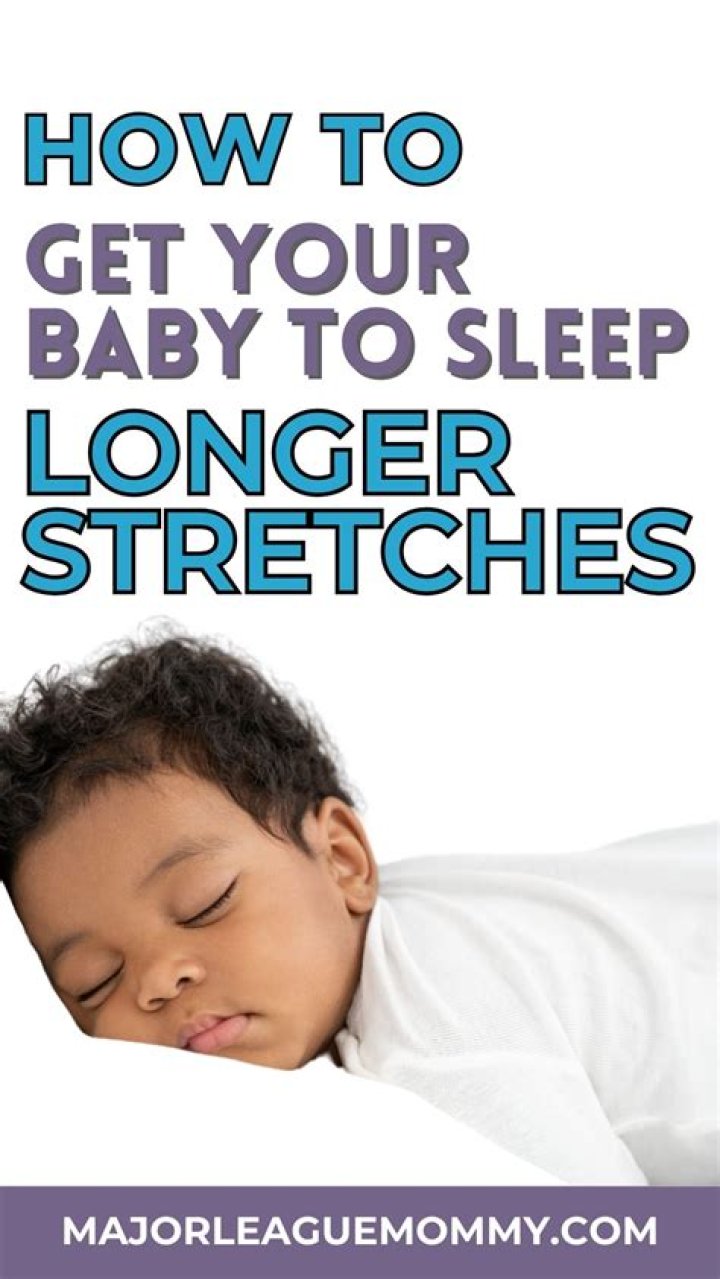 How do I get my 3 month old to sleep longer stretches at night?