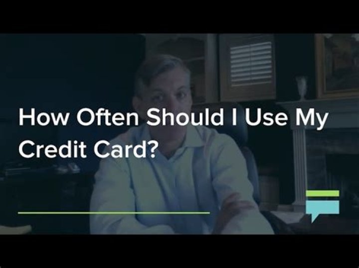How do I know if someone is using my credit card?