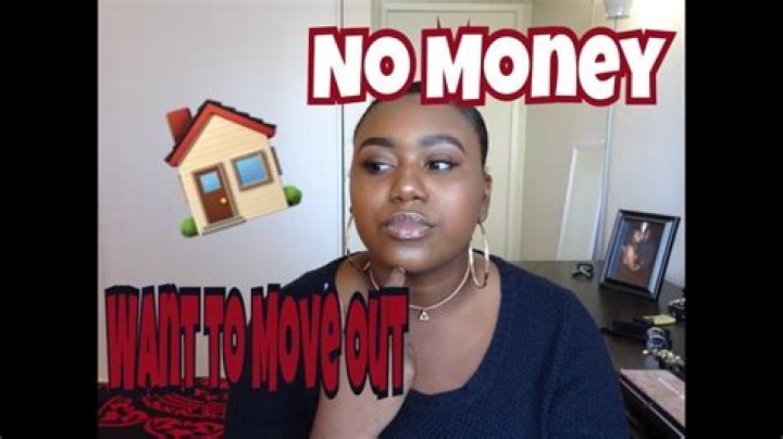 How do I move out with no money?