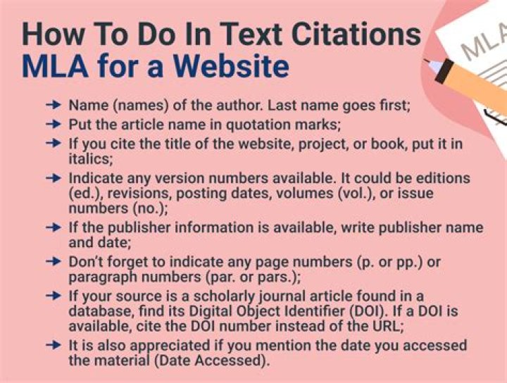 How do you do in-text citations for a website?