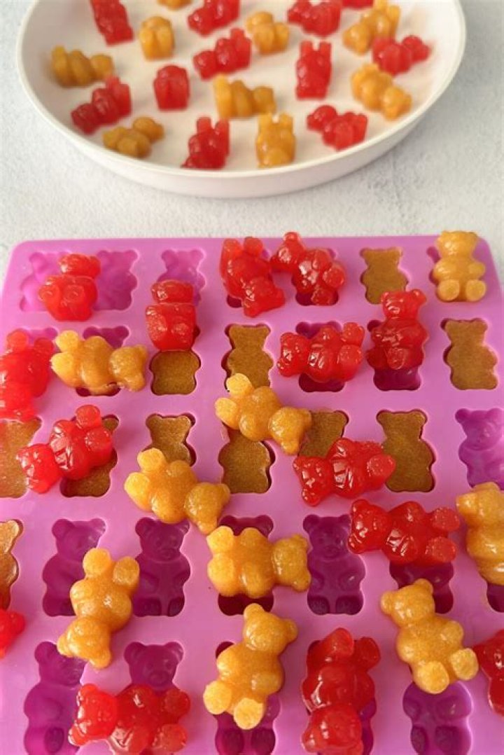 How do you dry homemade gummy bears?