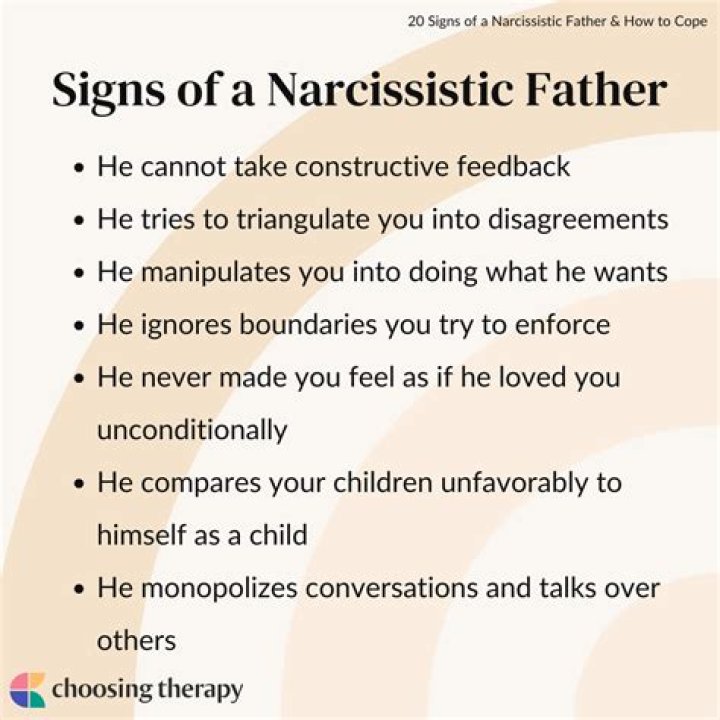 How do you prove a narcissistic father is in court?