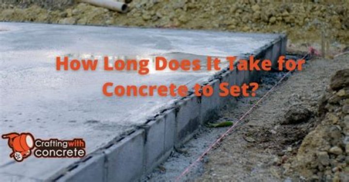 How long does concrete take to dry to walk on?