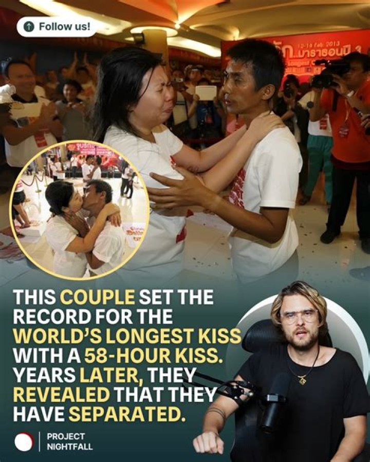 How long is the longest kiss in history?