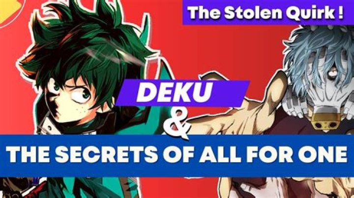 How many quirks will Deku have?