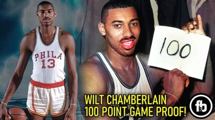 How many shots did Wilt Chamberlain take when he scored 100 points?