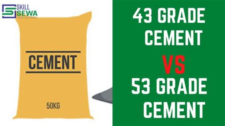 Is 43 grade cement good for house construction?