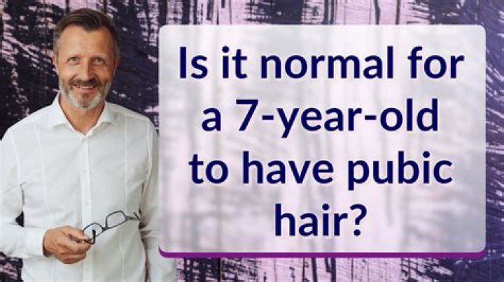 Is it normal for an 8 year old to have pubic hair?
