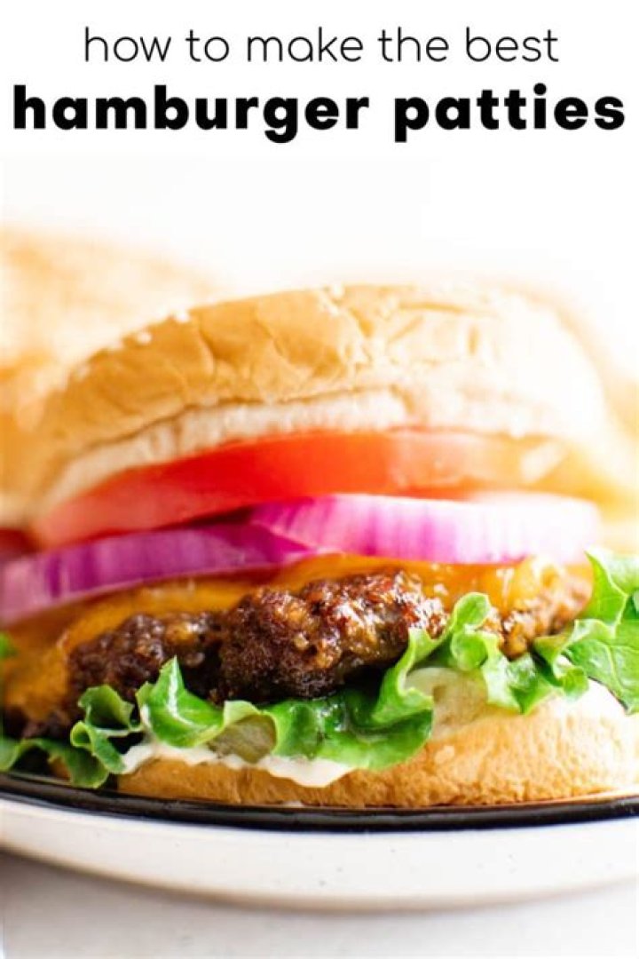 Should you let burger patties rest?