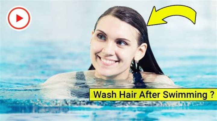 Should you wash your hair after swimming?