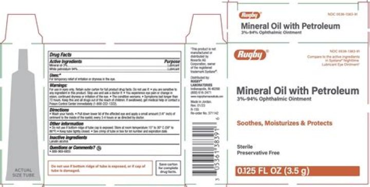 What's a substitute for mineral oil?