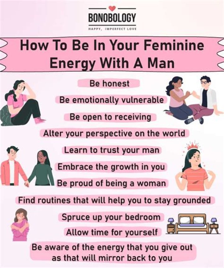 What are the characteristics of a feminine woman?