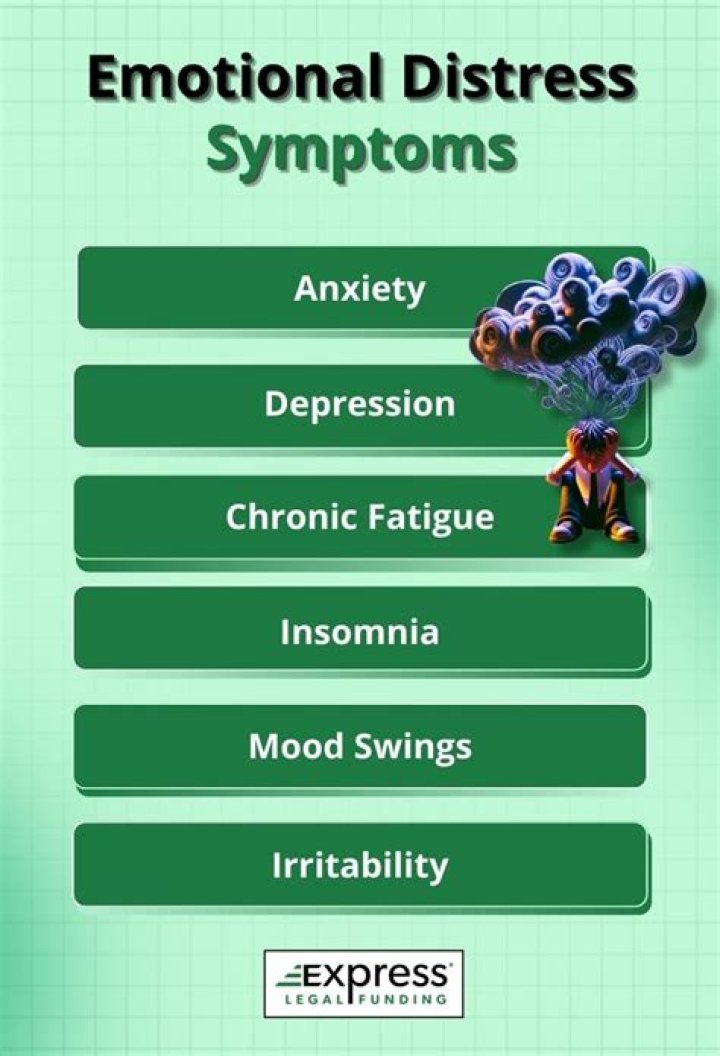What are the common warning signs of emotional distress for adults?