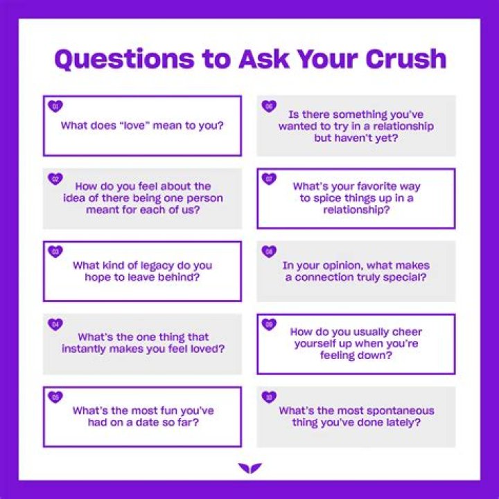 What can I ask to my crush?