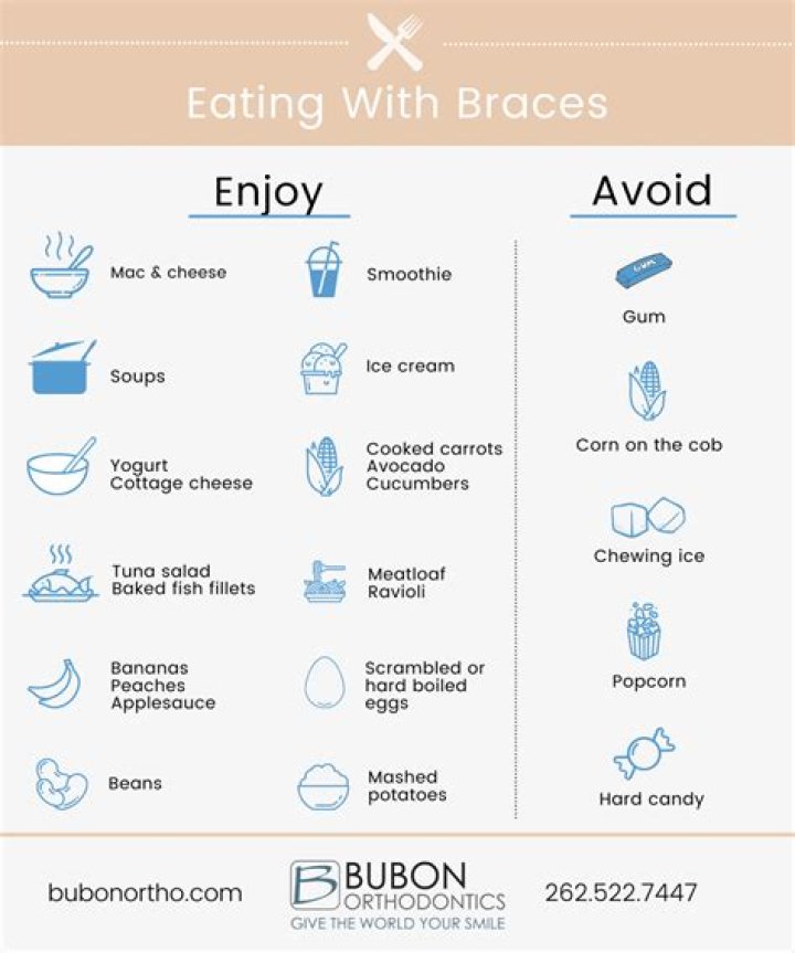 What can you eat with braces?