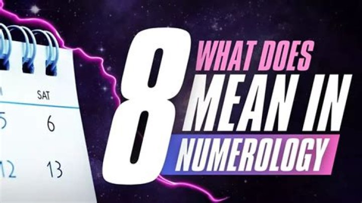 What does 8 mean in love?