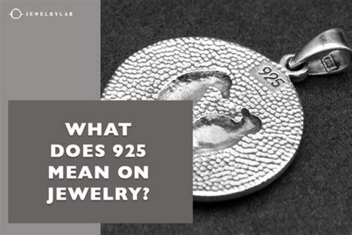 What does 960 mean on jewelry?
