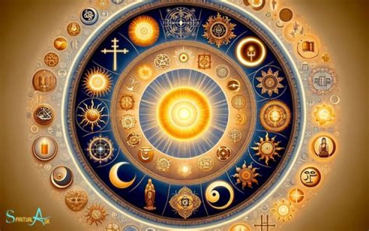 What does a sun halo symbolize spiritually?