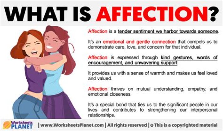 What does affection mean to a man?