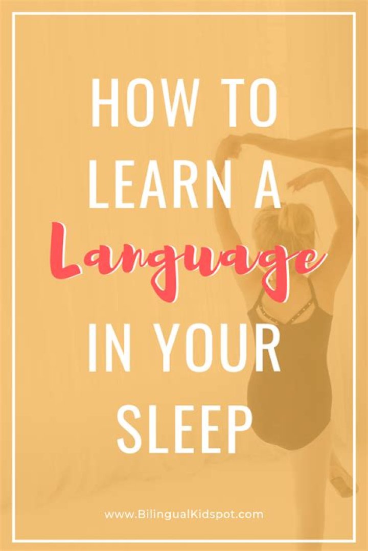 What does it mean if you speak another language in your sleep?