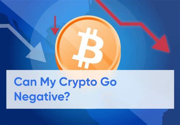 What happens if you go negative in crypto?