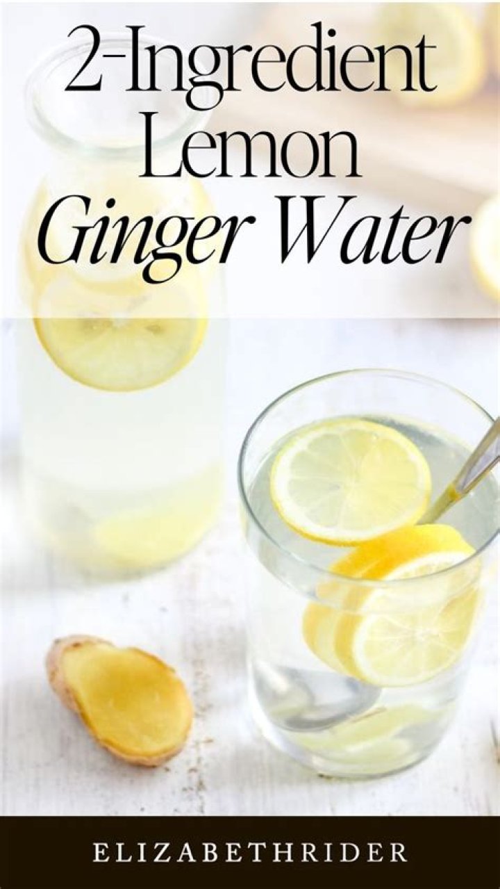 What happens when you drink ginger and lemon water everyday?