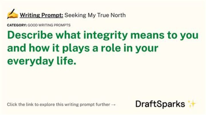 What integrity means to you?