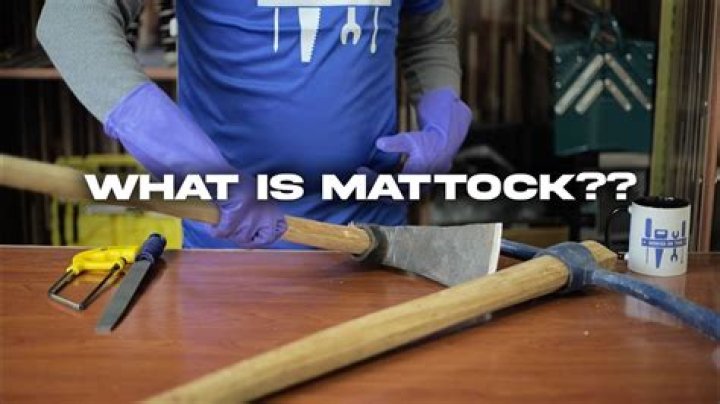 What is a mattock maker?