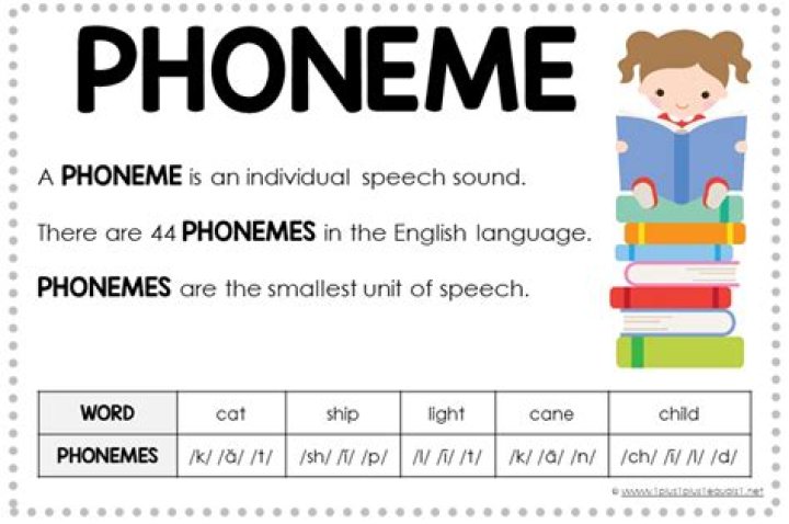 What is a phoneme example?