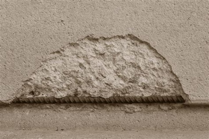 What is a spalled area?