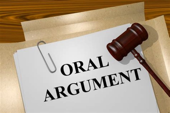 What is an oral argument?