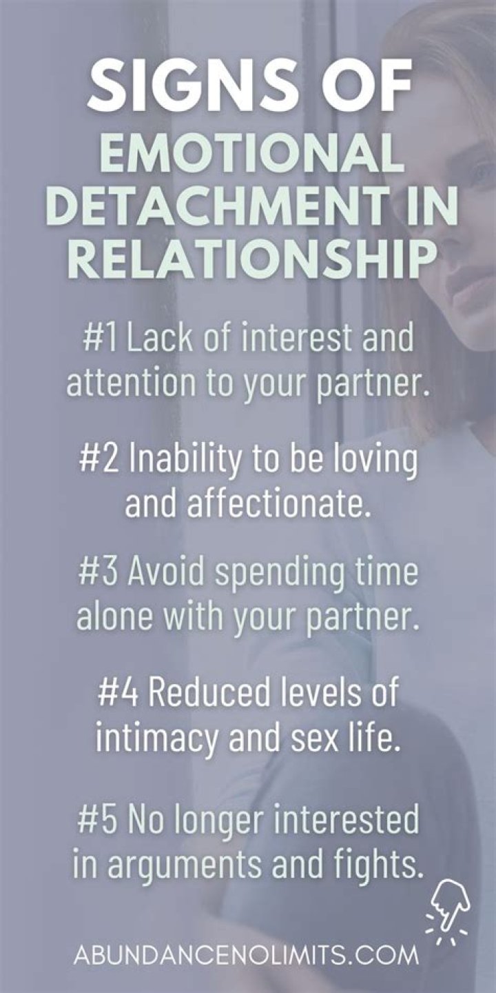 What is detachment in a relationship?