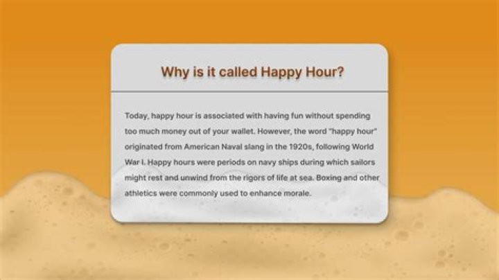 What is happy hour called in Italy?
