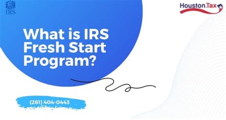 What is IRS Fresh Start Program?