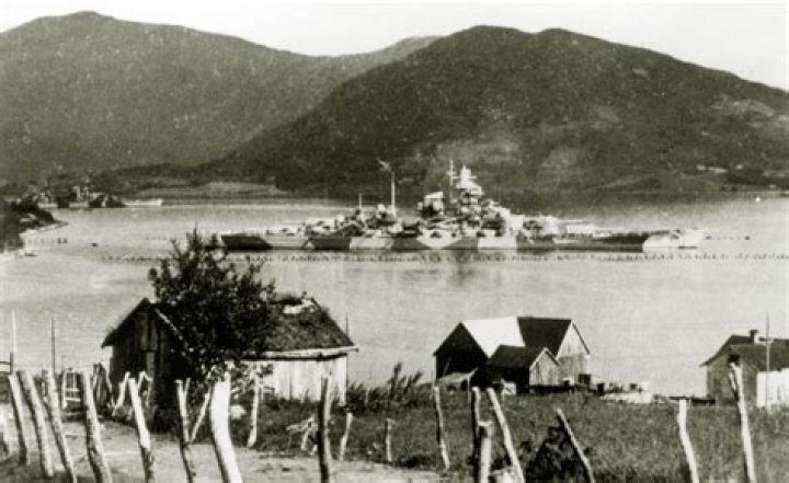 What is left of the Tirpitz?
