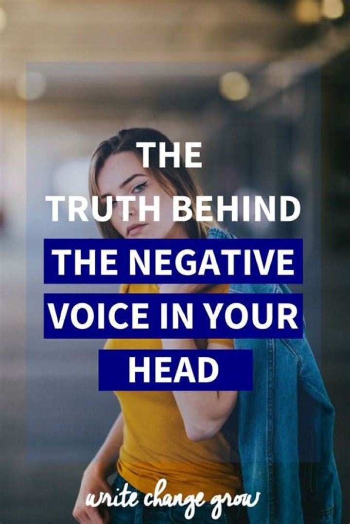 What is the negative voice in my head called?