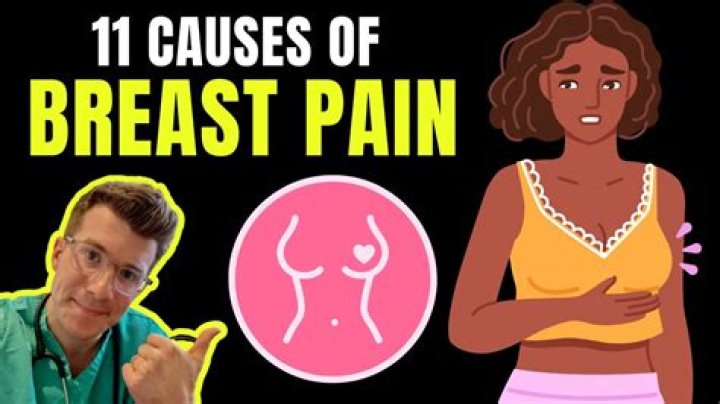 What is the pain above my left breast?