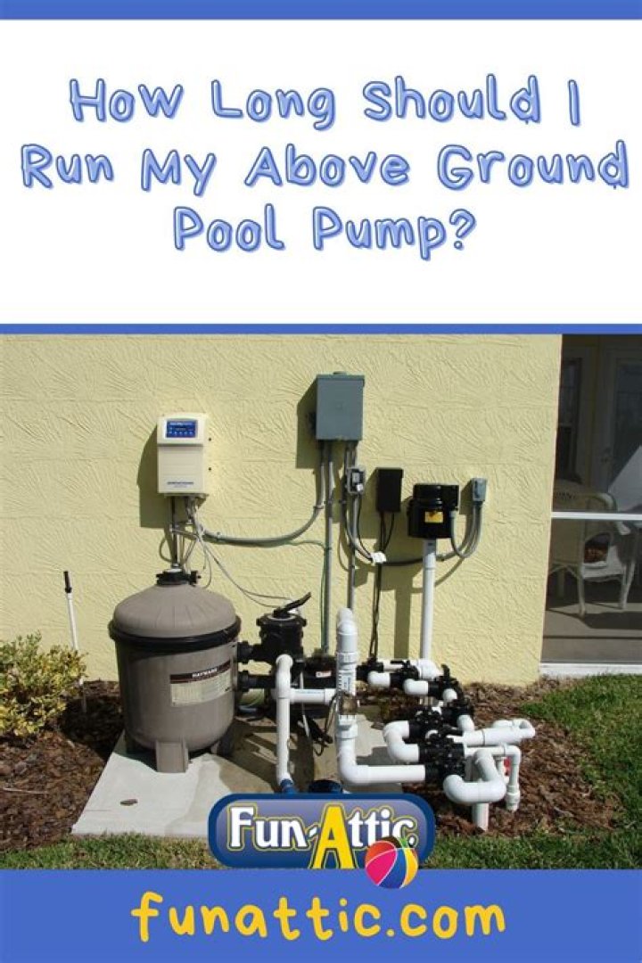 What pump do I need for my above ground pool?
