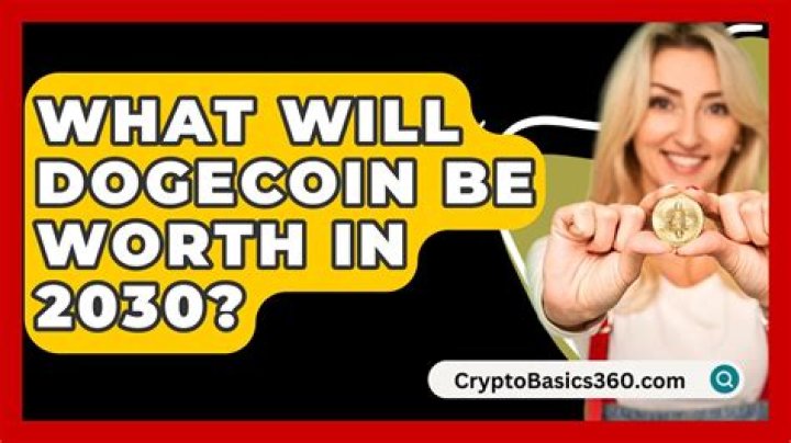 What will Dogecoin be worth in 2030?