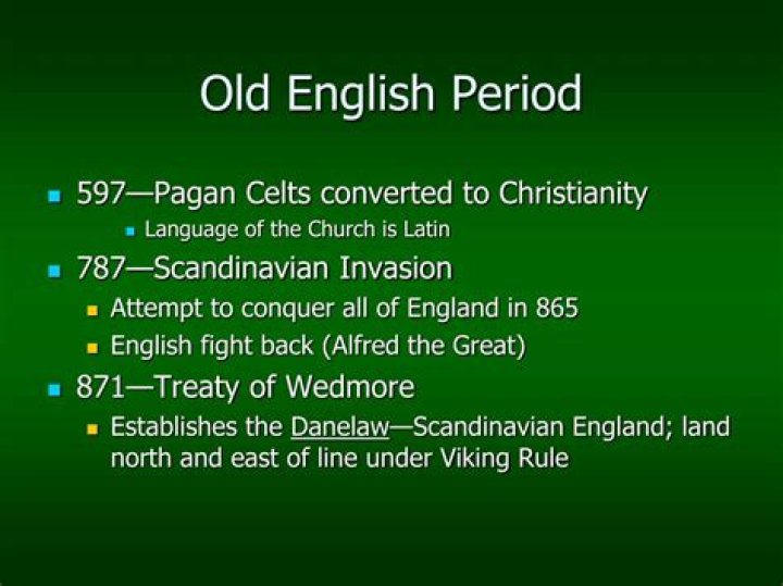 When did Old English end?
