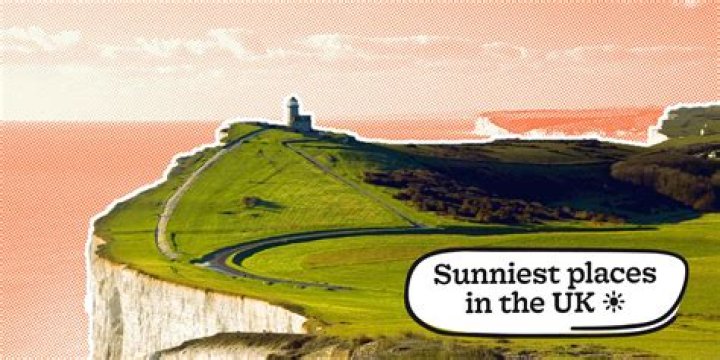 Which place in the UK is the sunniest?